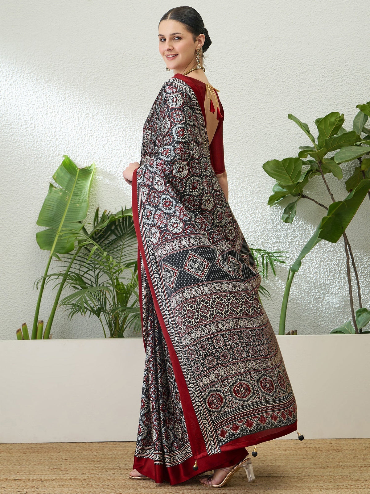 Vayuna Soft Drape Semi Modal Saree for Party Wear