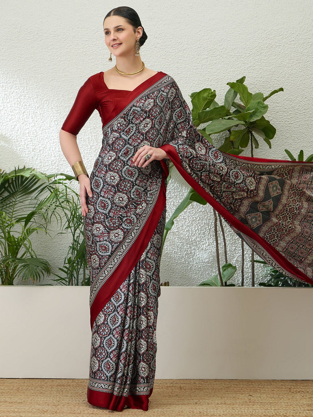 Vayuna Soft Drape Semi Modal Saree for Party Wear
