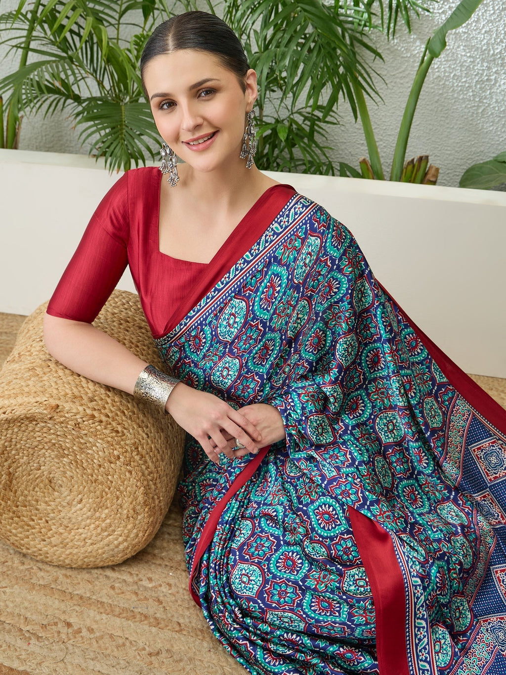 Vayuna Soft Drape Semi Modal Saree for Party Wear