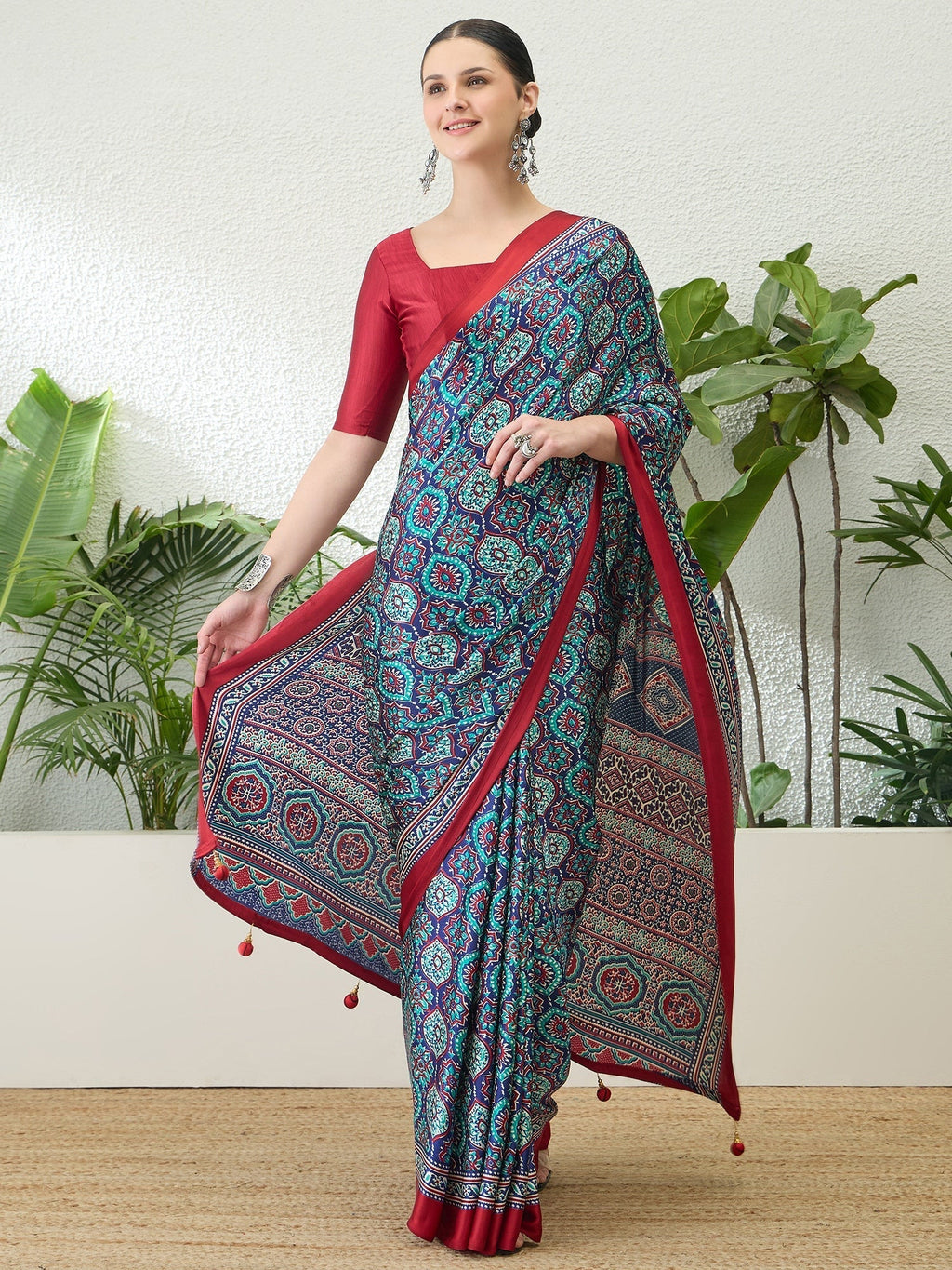 Vayuna Soft Drape Semi Modal Saree for Party Wear