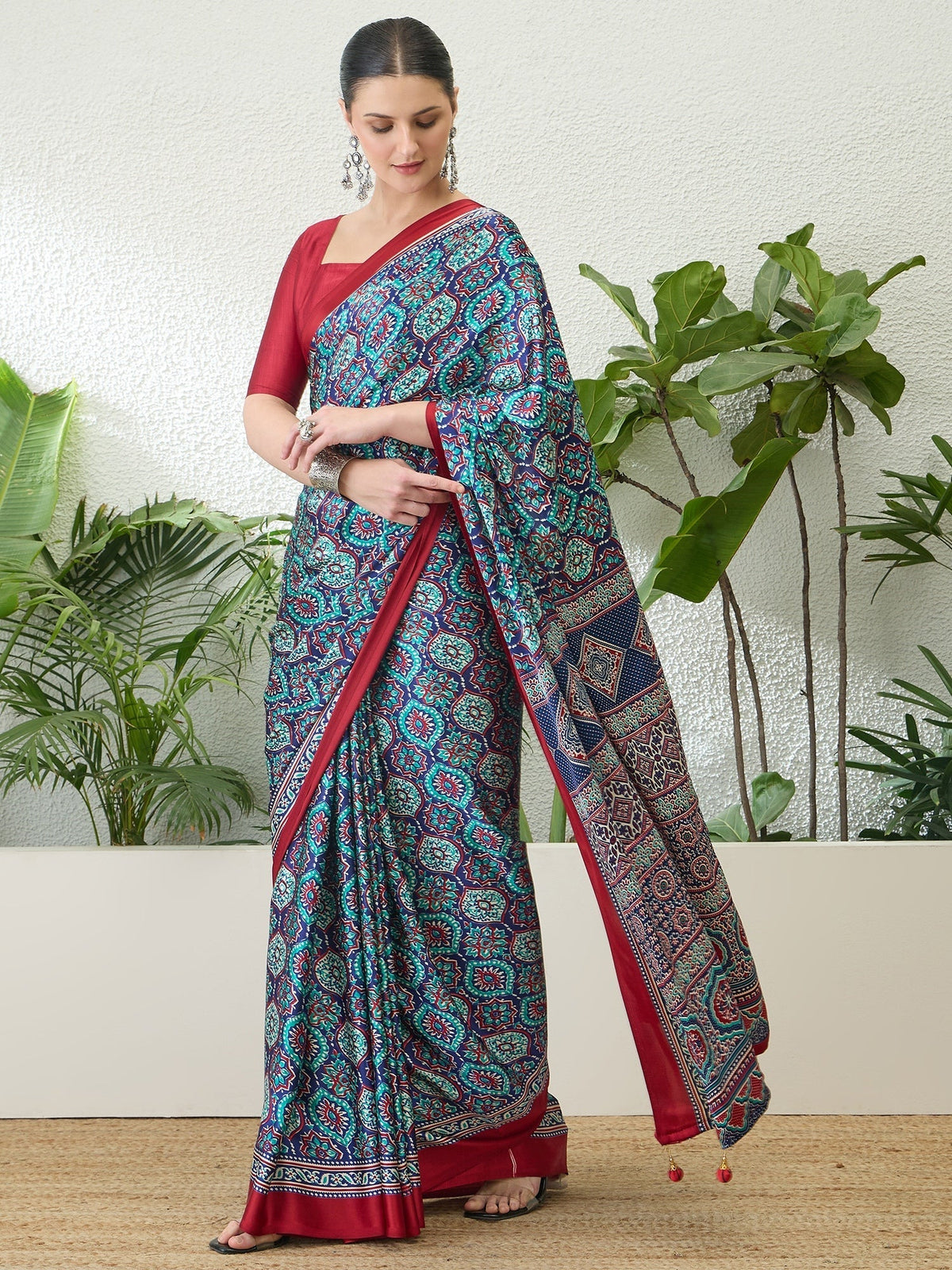 Vayuna Soft Drape Semi Modal Saree for Party Wear