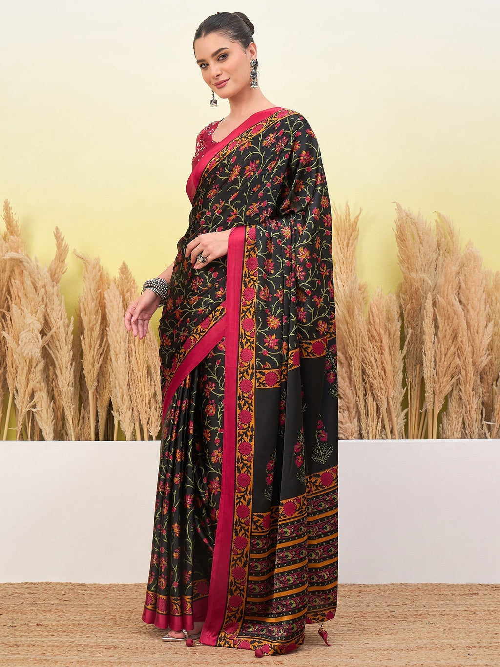 Vedanshi Classic Semi Modal Saree for Traditional Functions