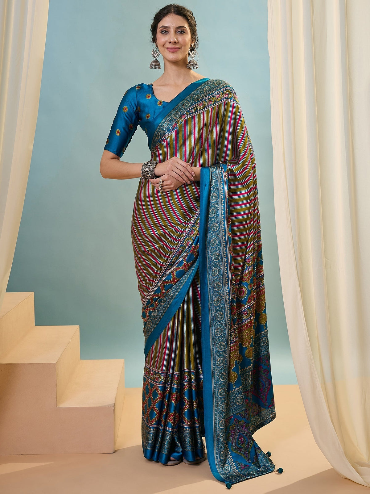 Yuvika Soft Drape Semi Modal Saree for Party Wear