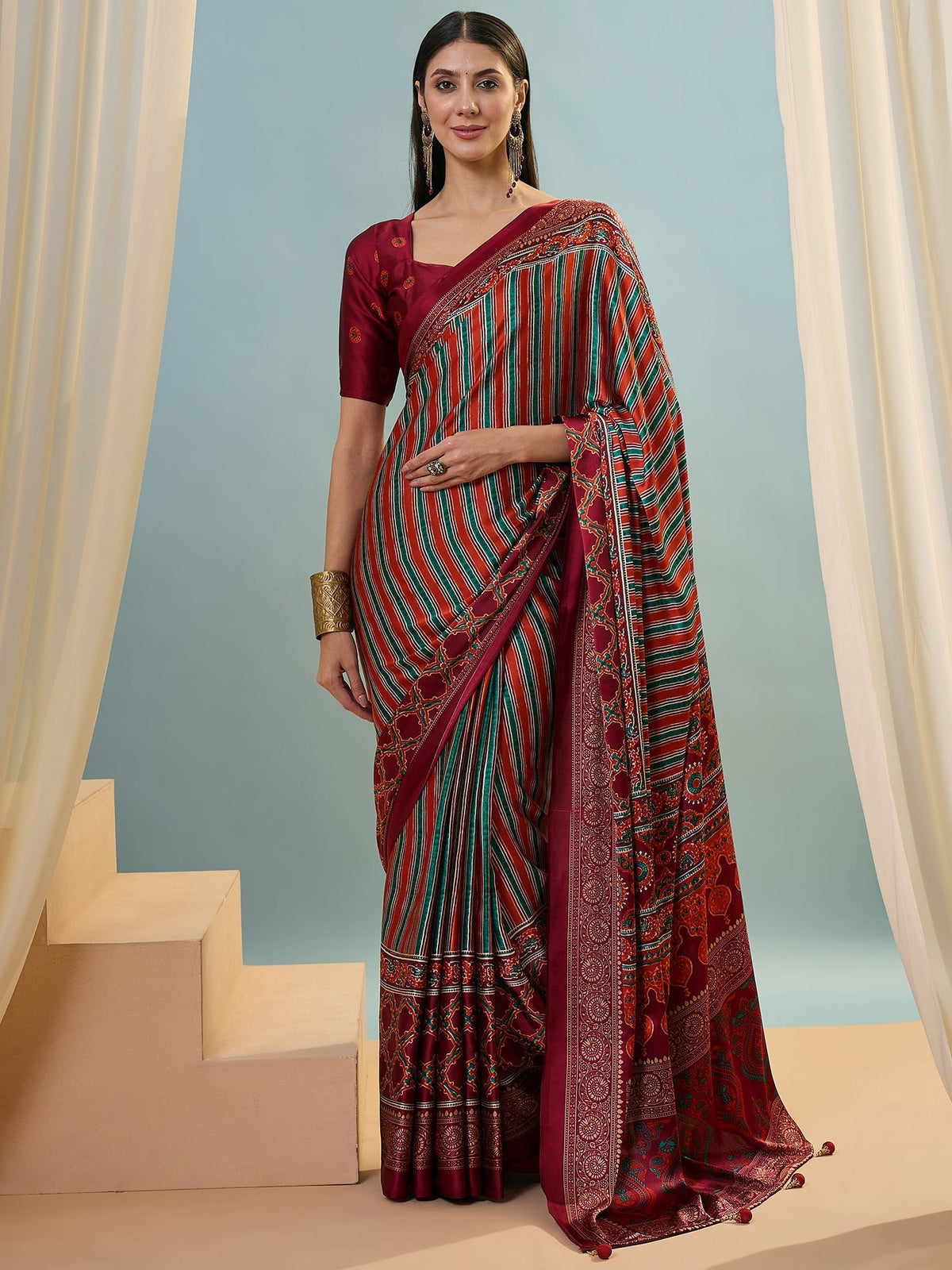 Yuvika Soft Drape Semi Modal Saree for Party Wear