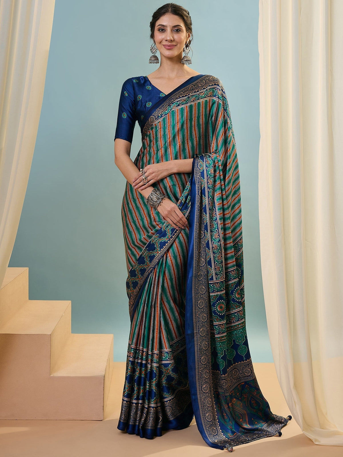 Yuvika Soft Drape Semi Modal Saree for Party Wear