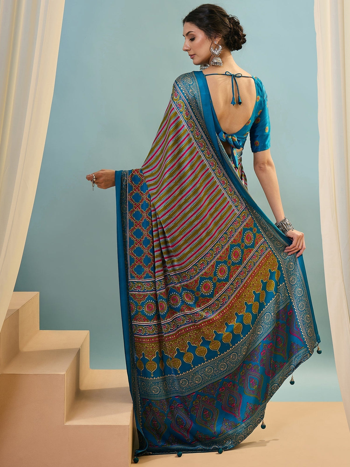 Yuvika Soft Drape Semi Modal Saree for Party Wear