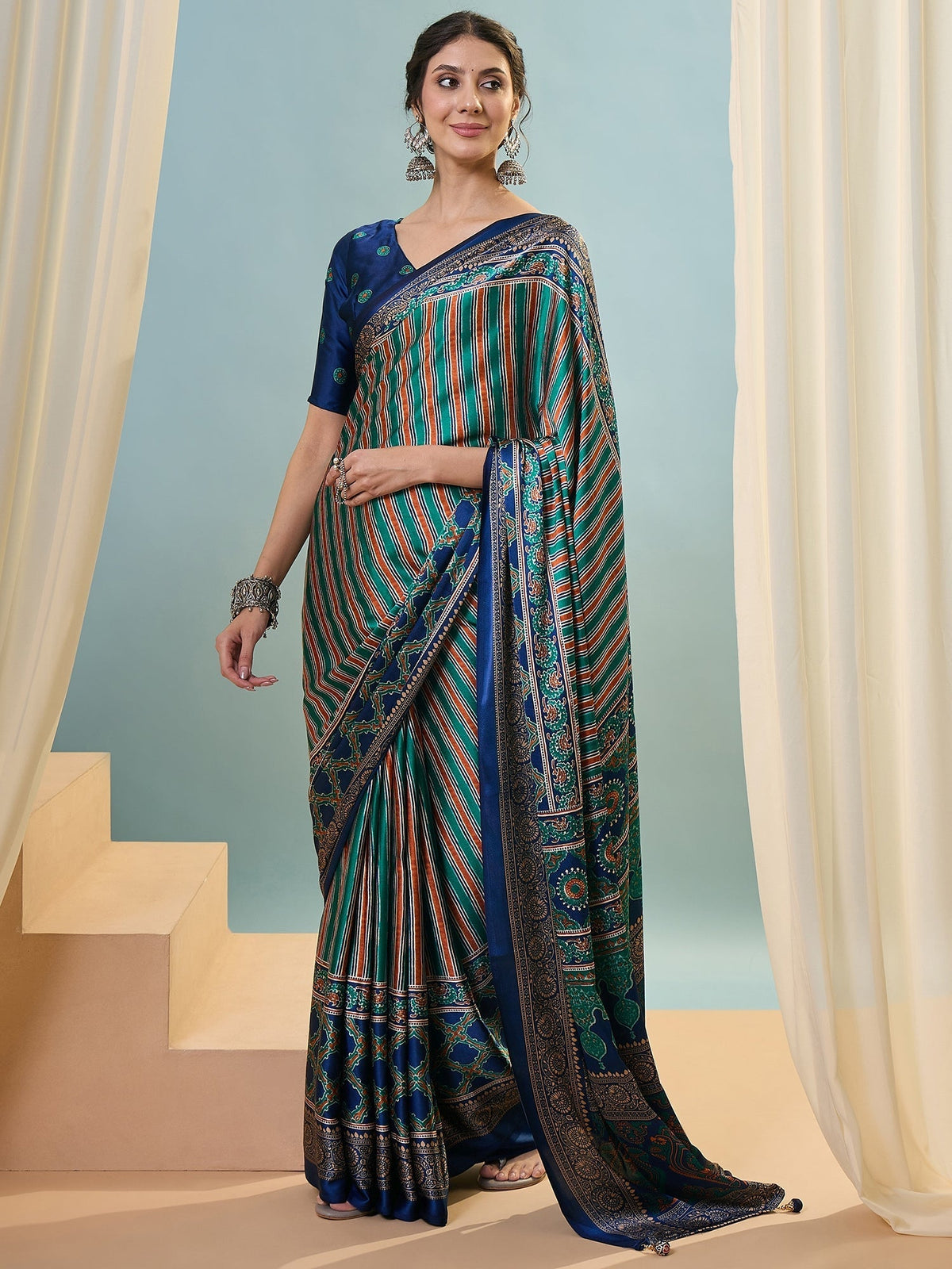 Yuvika Soft Drape Semi Modal Saree for Party Wear