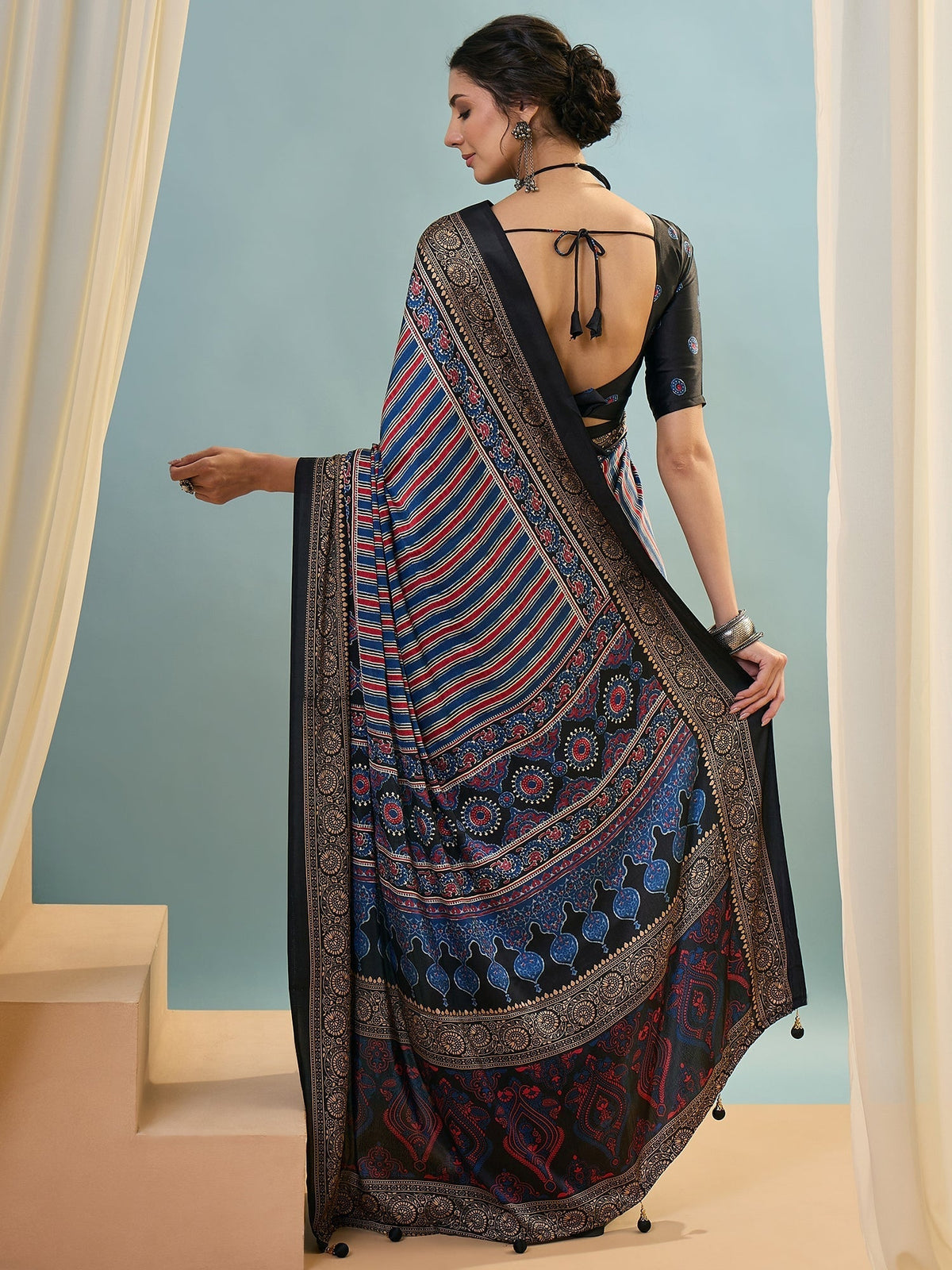 Yuvika Soft Drape Semi Modal Saree for Party Wear
