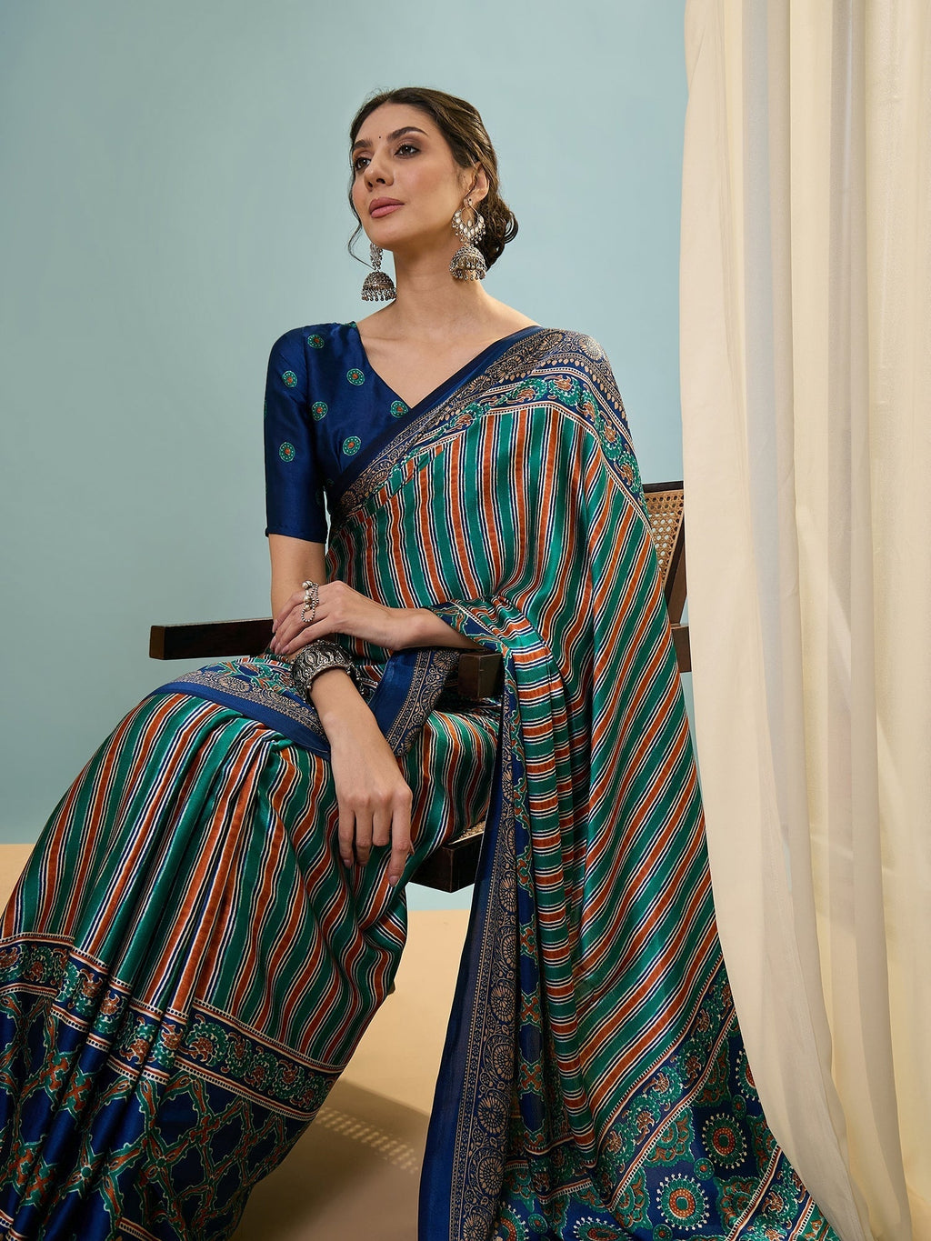 Yuvika Soft Drape Semi Modal Saree for Party Wear