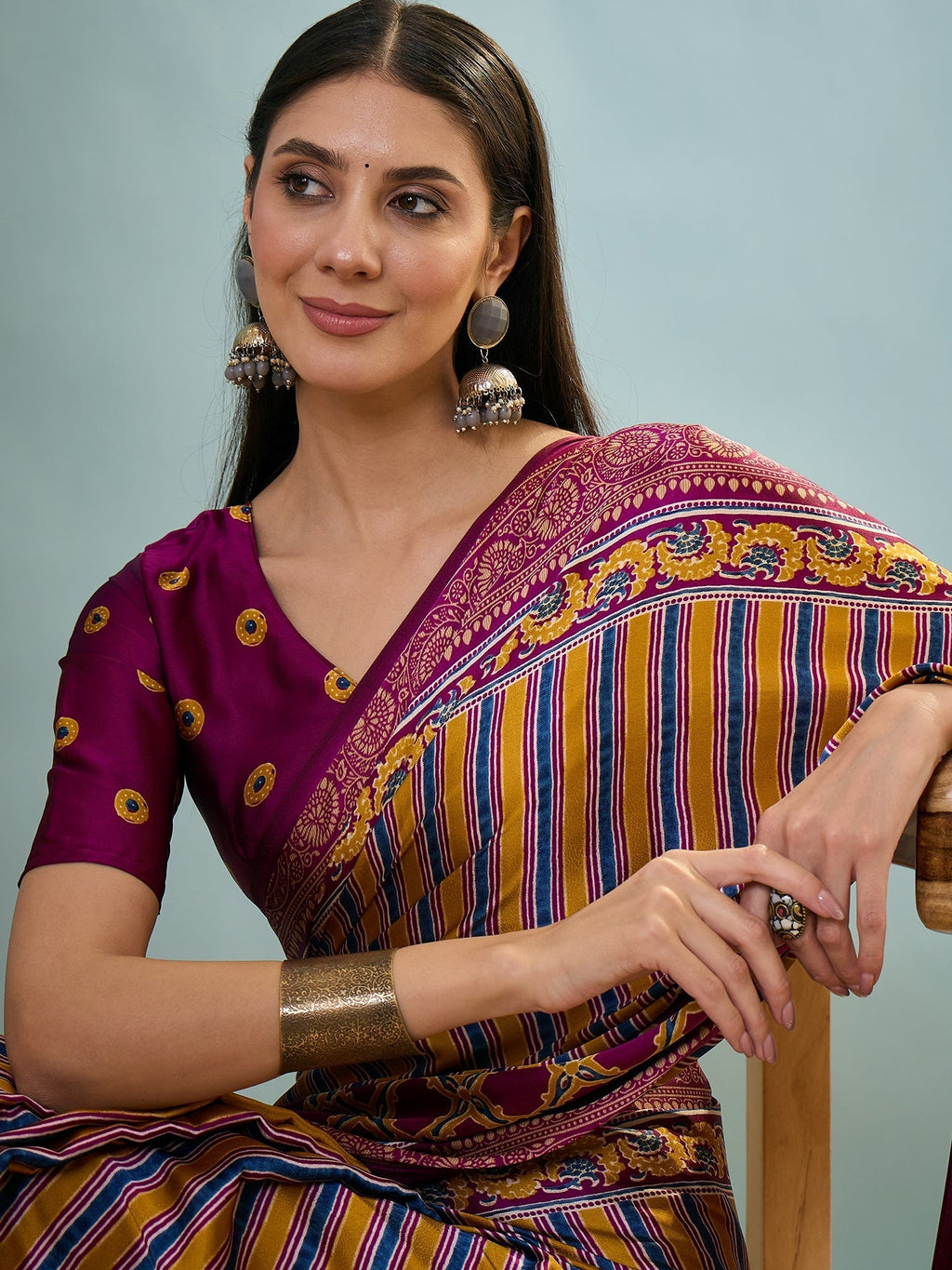 Yuvika Soft Drape Semi Modal Saree for Party Wear