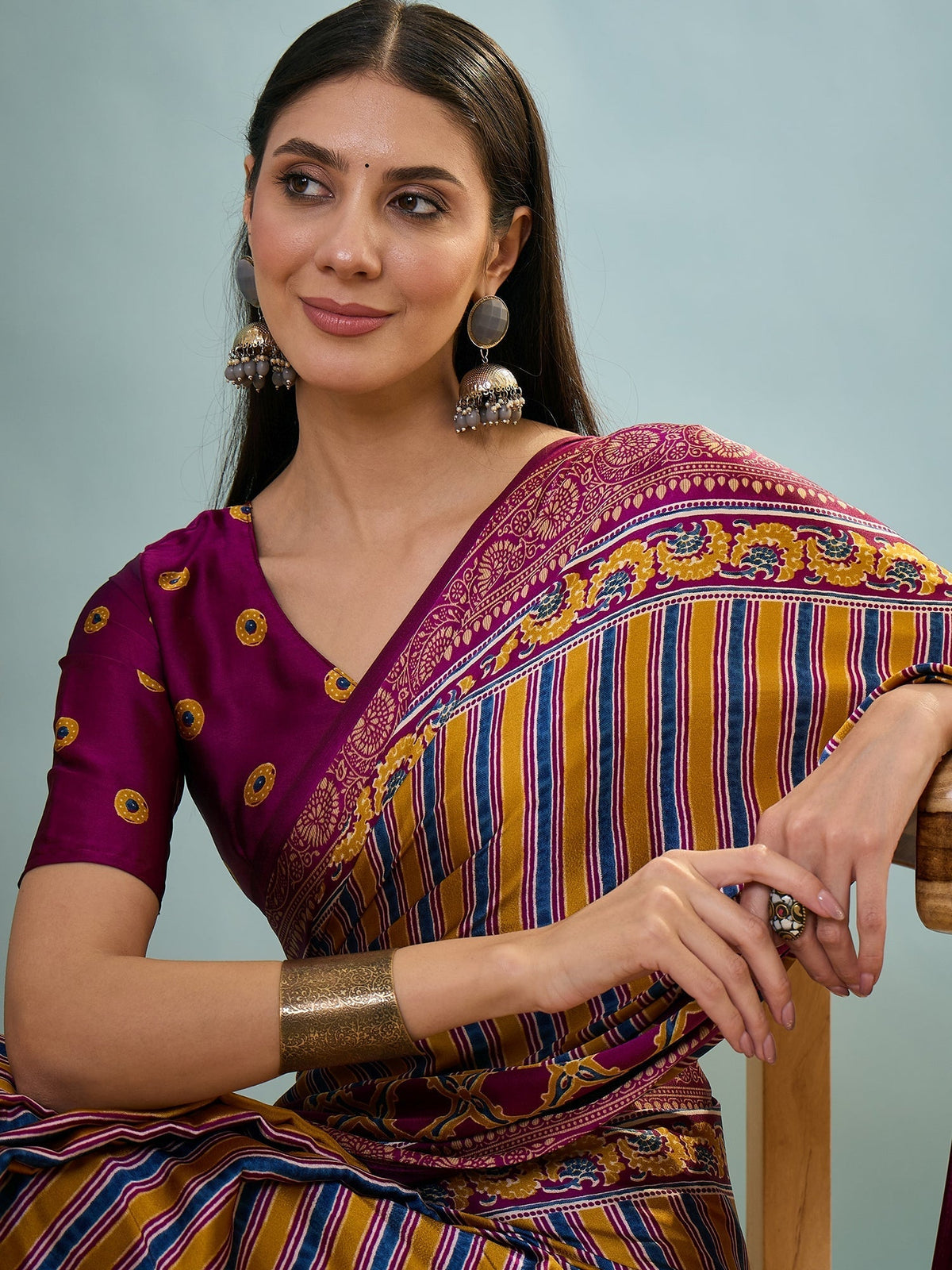 Yuvika Soft Drape Semi Modal Saree for Party Wear