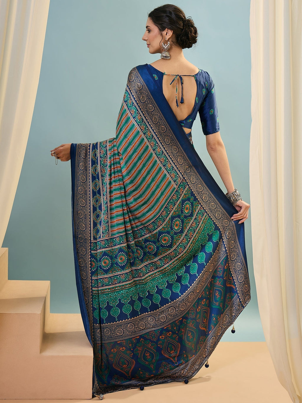 Yuvika Soft Drape Semi Modal Saree for Party Wear