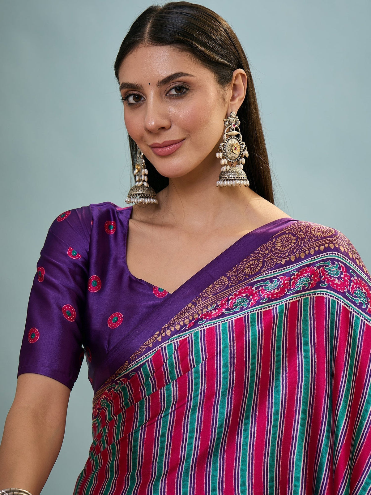 Yuvika Soft Drape Semi Modal Saree for Party Wear
