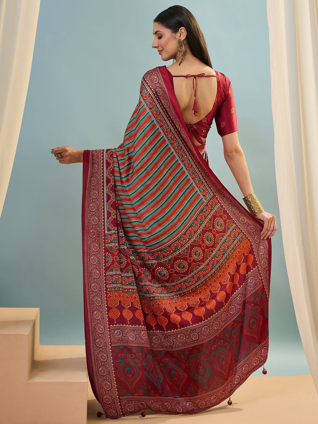 Yuvika Soft Drape Semi Modal Saree for Party Wear