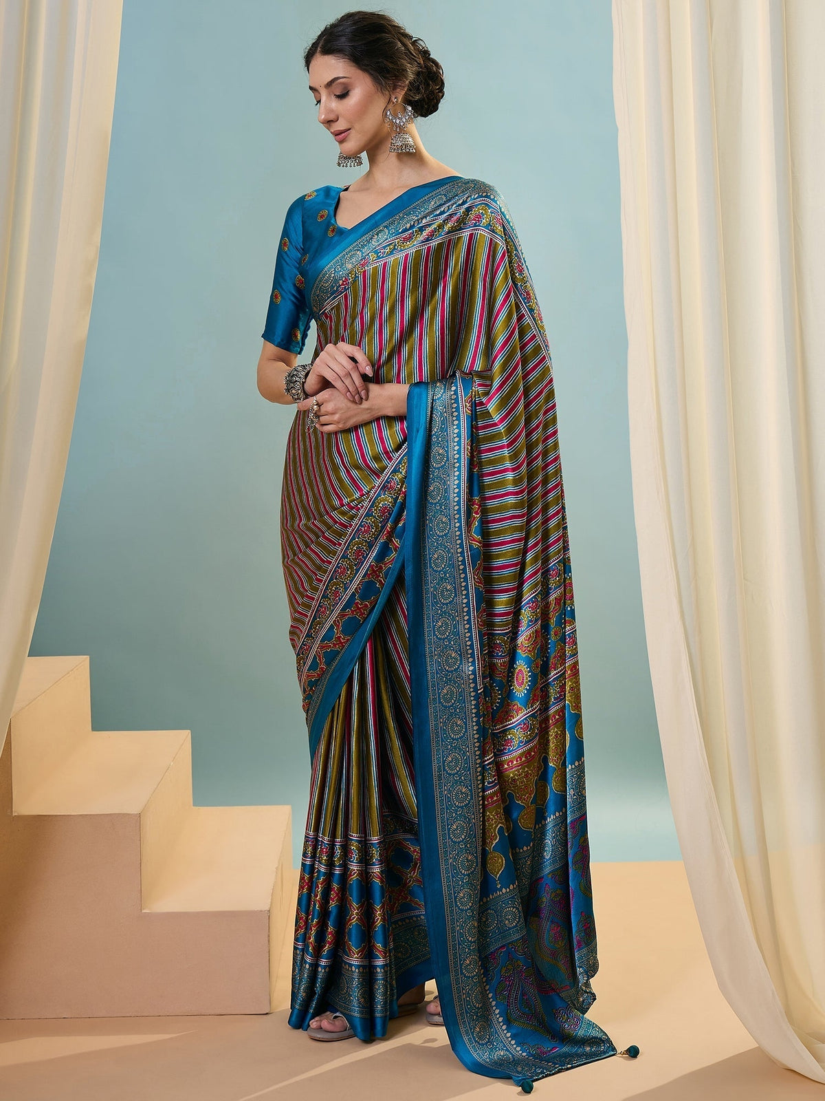 Yuvika Soft Drape Semi Modal Saree for Party Wear