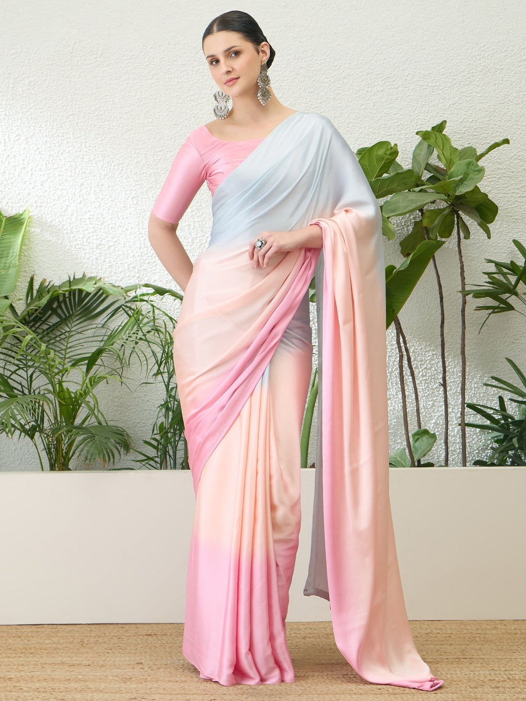 Zehvika Contemporary Semi Modal Saree for Special Occasions