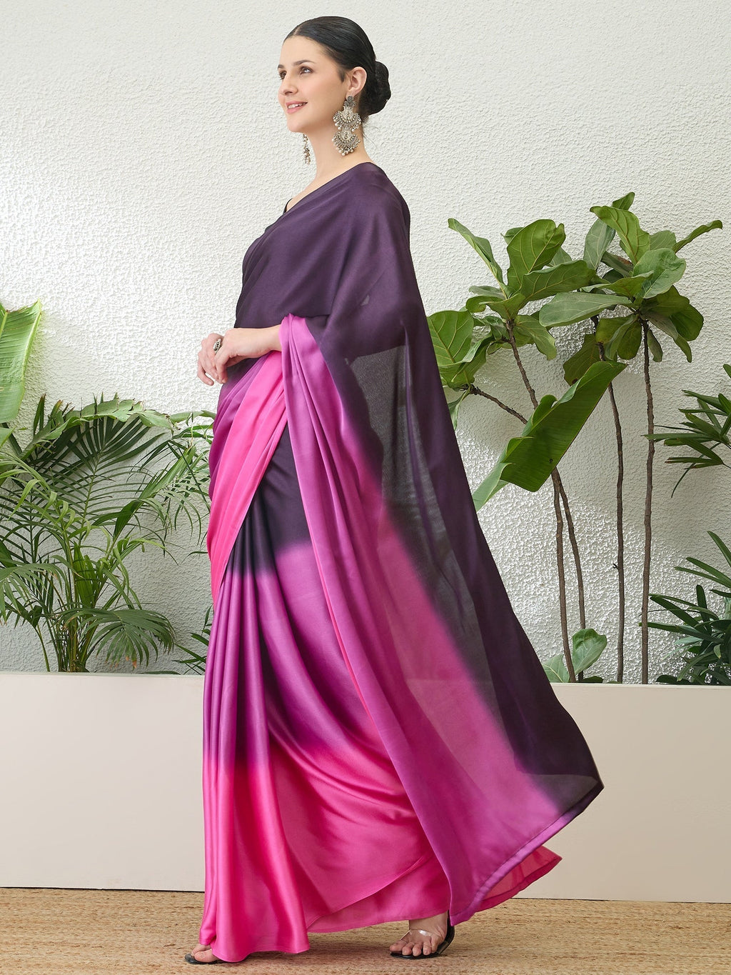 Zehvika Contemporary Semi Modal Saree for Special Occasions